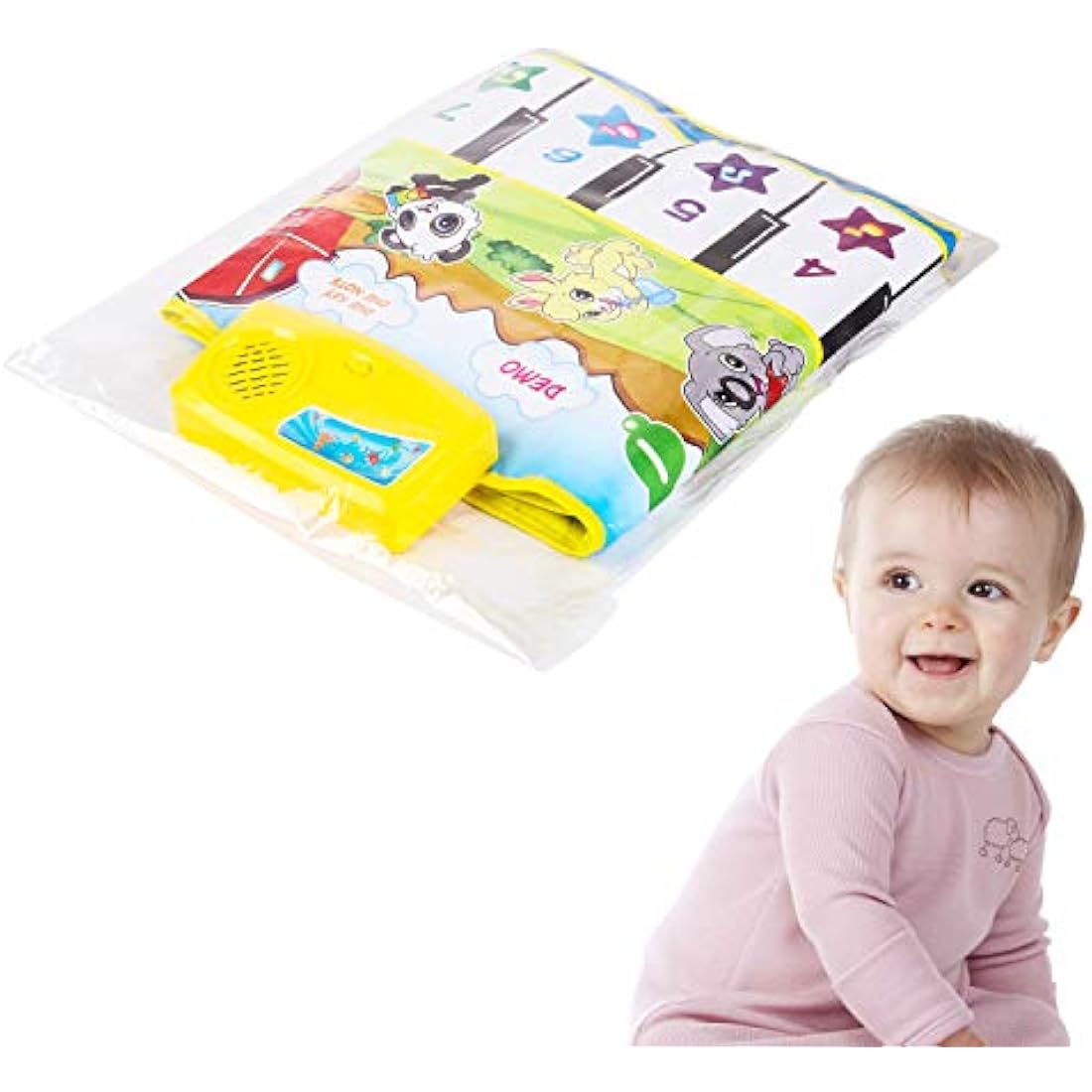 m zimoon Kids Piano Mat, Piano Music Mat Dance Mats Touch Play Mats Floor Keyboard Musical Carpet Mat Gift Toys for 2 3 4 5 6 Years Old Kids Boys Girls Toddlers (100 × 36 cm)
