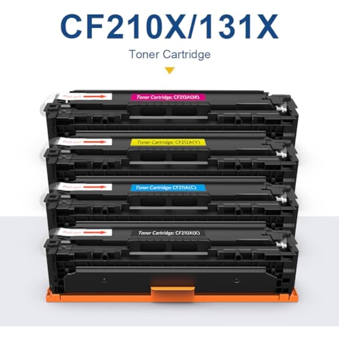 SMARTOMI CF210X 131X Toner Cartridges Replacement for HP 131X 131A CF210X CF211X CF213X CF212X Compatible with LaserJet Pro 200 color M251n M251nw MFP M276n M276nw(Black Cyan Magenta Yellow,4-Pack)