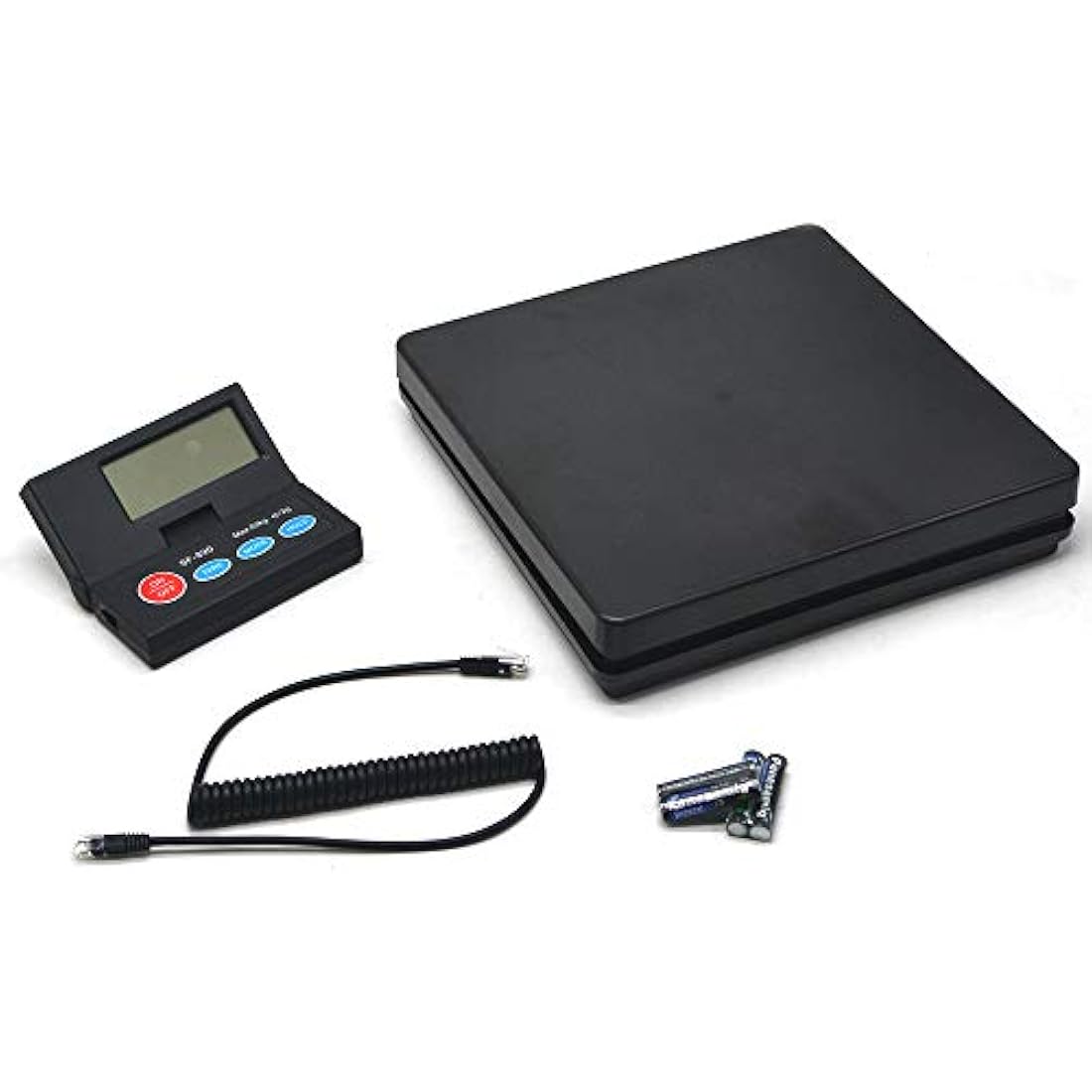 Weighing Platform Parcels Scale Digital Electric Heavy Duty Large Capacity Postal Industrial Commercial Shop Kitchen Letter Luggage Scales 50KG 110lb