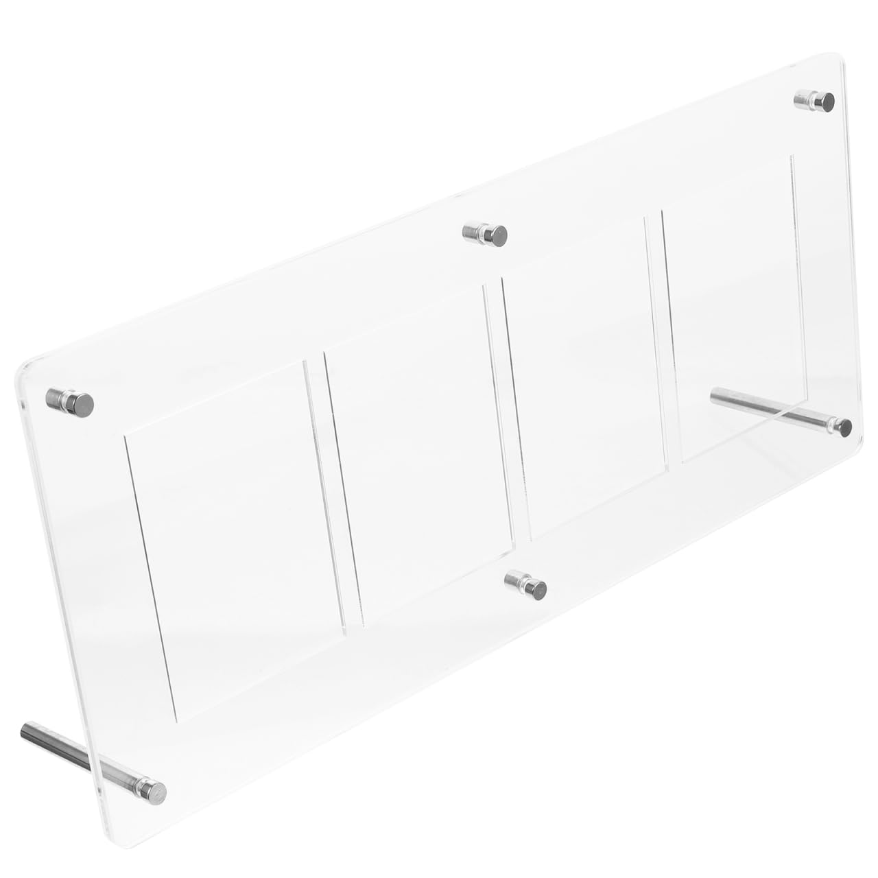 Ciieeo Trading Card Holders Clear Acrylic Display Stand 4 Slots Baseball Card Display Rack Game Frame Sports Holder Desktop Organizer