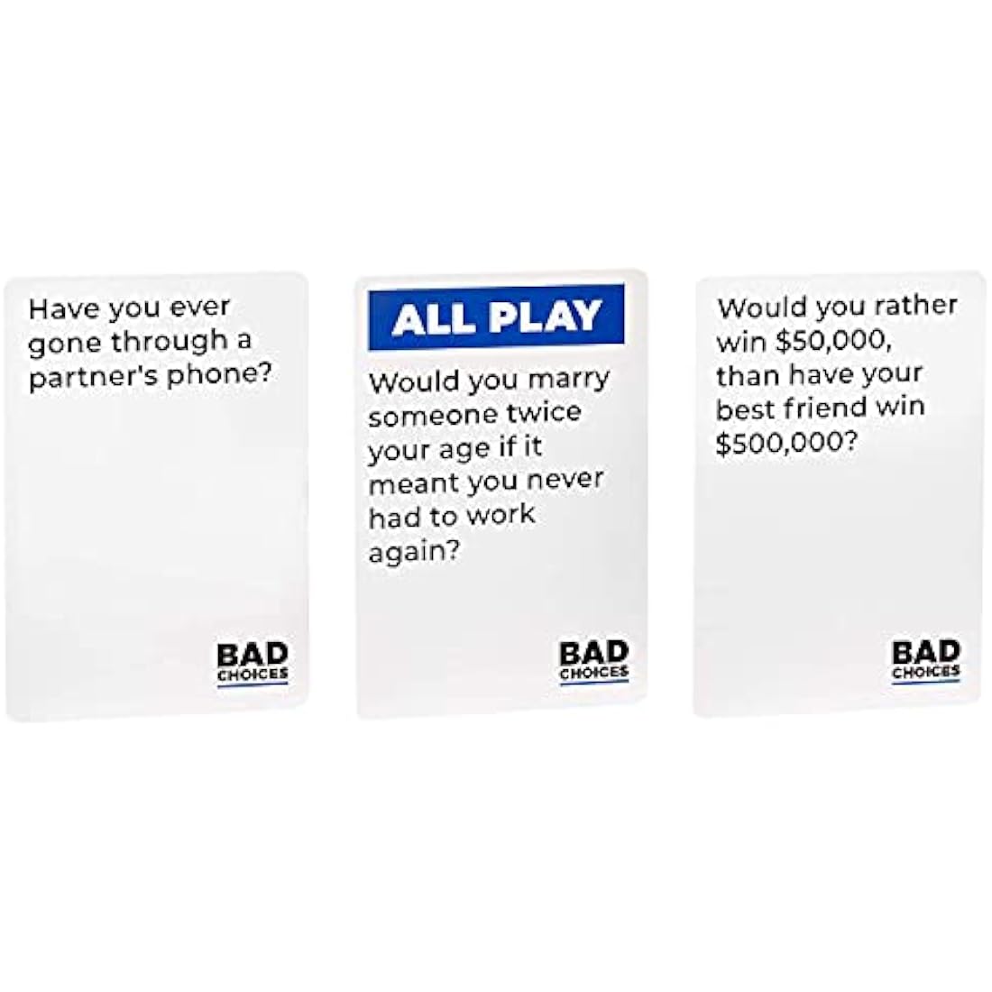 BAD CHOICES Party Game + After Dark Edition Set - Hilarious Adult Card Game for Friends, Fun Parties and Board Games Night with your Group