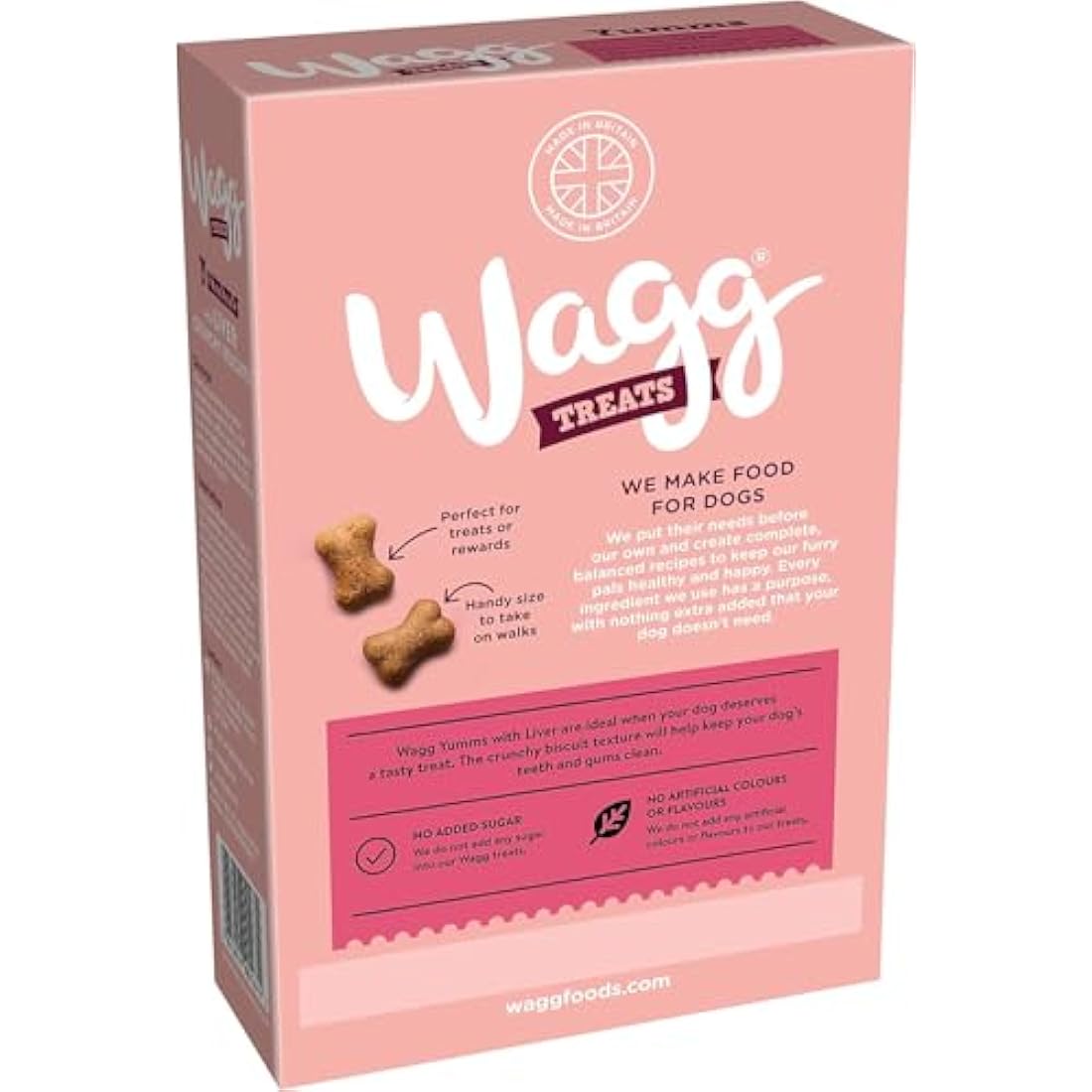 Wagg Yumms Liver Dog Treats 400g (Pack of 5) - Oven Baked