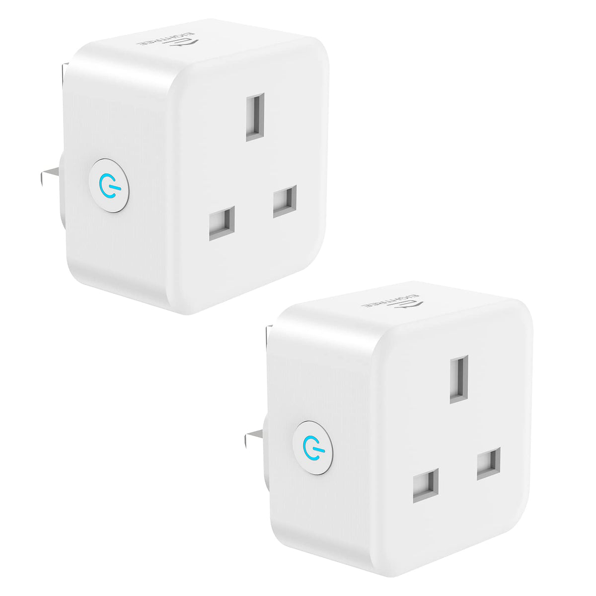EIGHTREE Smart Plug with Energy Monitoring, 13A Smart Plugs that Work with Alexa, Google Home, SmartThings, Remote Control Timer, 2.4 GHz Only Wi-Fi