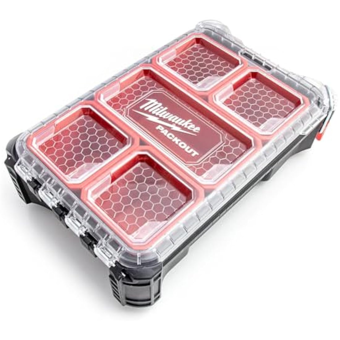 Milwaukee 0 932464083 PACKOUT Compact Organiser Case, Red
