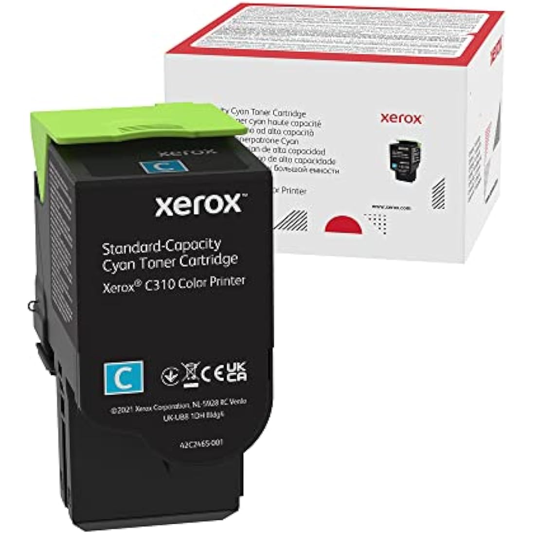 Xerox Genuine C310 / C315 Cyan Standard Capacity Toner Cartridge (2,000 pages) - 006R04357