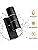 Unikcst Dusk to Dawn Sensor Outdoor Wall Lights Mains Powered 240V IP44 Black Up Down Outside Wall Lights for Front Door Porch -Incl. 2X 5W LED GU10 Bulbs Warm White