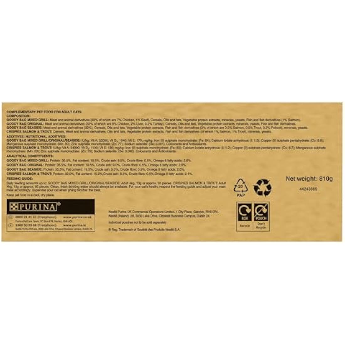 FELIX Mixed Snack Box Adult Cat Treats Pack 810g