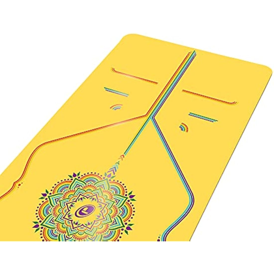 Liforme Travel Yoga mat – Patented Alignment System, Warrior-like Grip, Non-slip, Eco-friendly and Biodegradable, Ultra-lightweight, Sweat resistant, Long, Wide and Thick