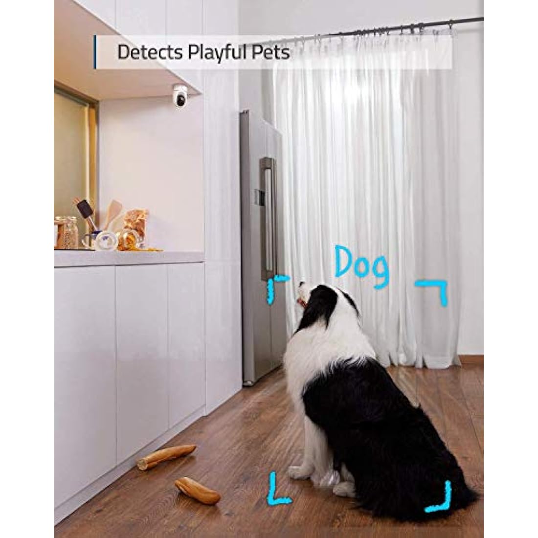 eufy Security Solo IndoorCam E220 (P24) 2K Pan&Tilt Home Security Camera Indoor Wi-Fi Plug-in Cam, Human & Pet AI, Voice Assistant Compatibility, Night Vision, Motion Tracking, Homebase not Compatible