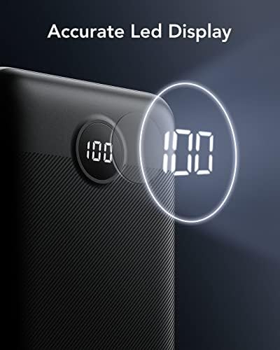 VEGER Power Bank Fast Charging,Portable Charger PD 20W USB C Battery Pack with 4 Outputs & 2 Inputs Compatible with iPhone/iPad/Smartphones Tablet and More