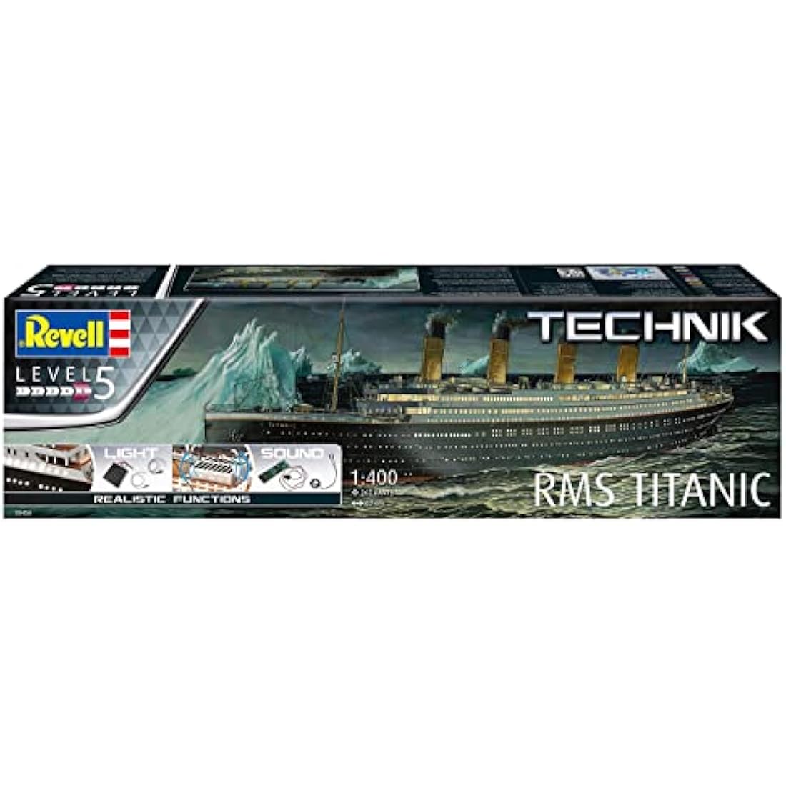 Revell 00455 Technik 1:16 - VW T1 Samba Bus Plastic model kit, Blue