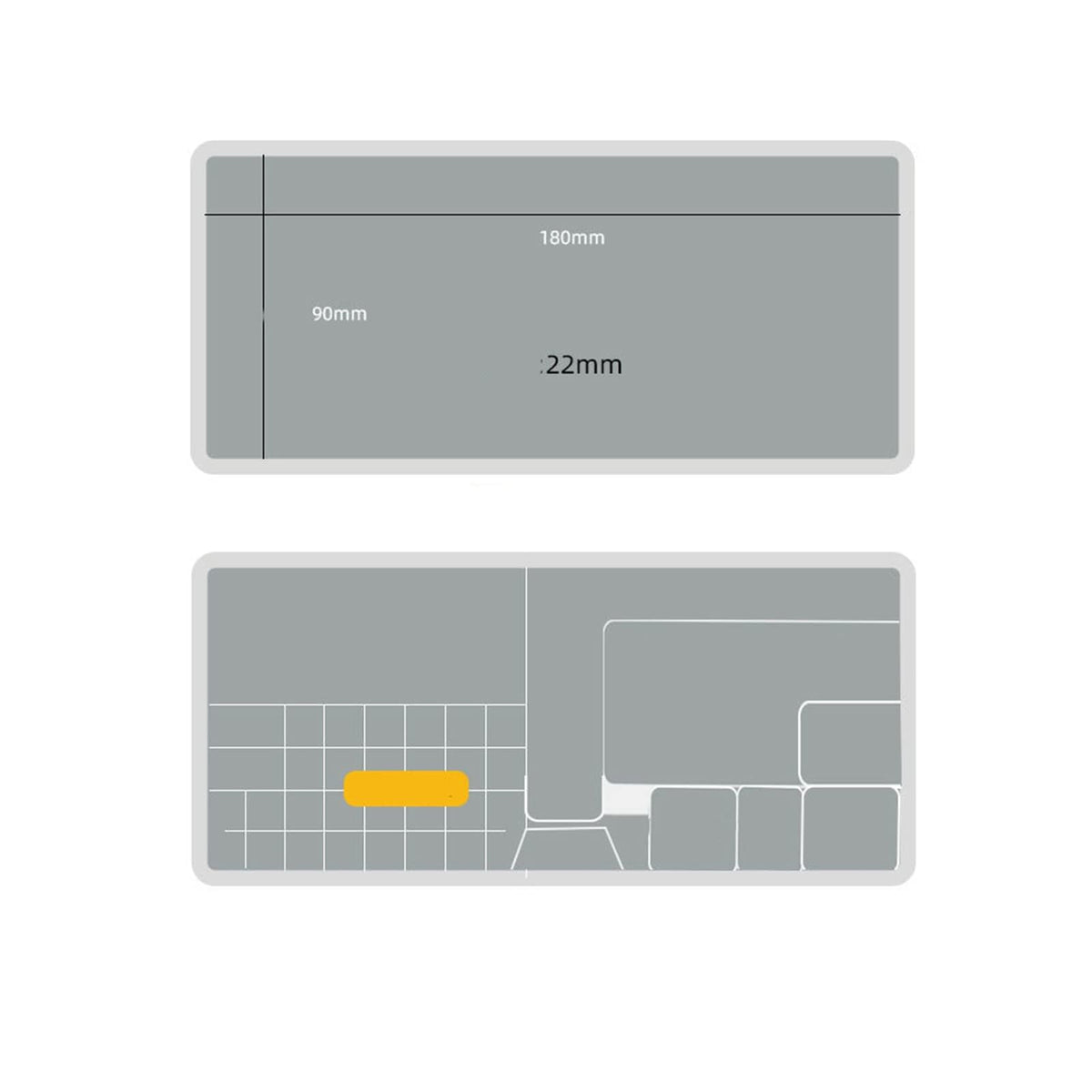 Kukyller 2PCS Phone Repair Module Organizer Case Phone Repair Storage Box Precision Component Storage Case Precision Compartment Collector Case Box