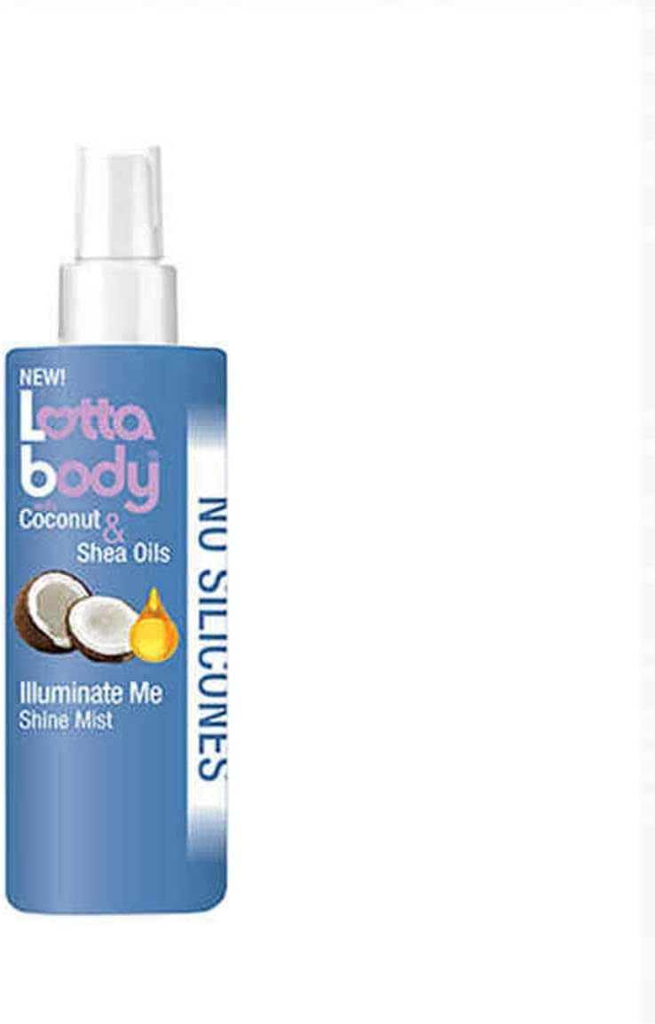 Revlon Lottabody Coconut & Shea Oils Illuminate Me Shine Mist for Luminous, Frizz-Free Hair 118ml/3.99 oz