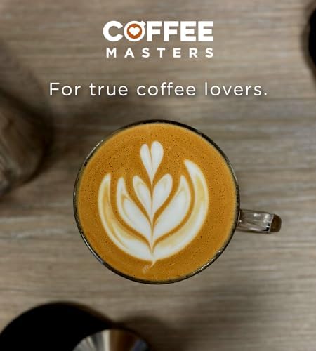 Coffee Masters All Day Blend Espresso Coffee Beans 4x1kg - Medium Roast for Strong and Full Bodied Flavour, Whole Bean - Ideal for Barista Machines
