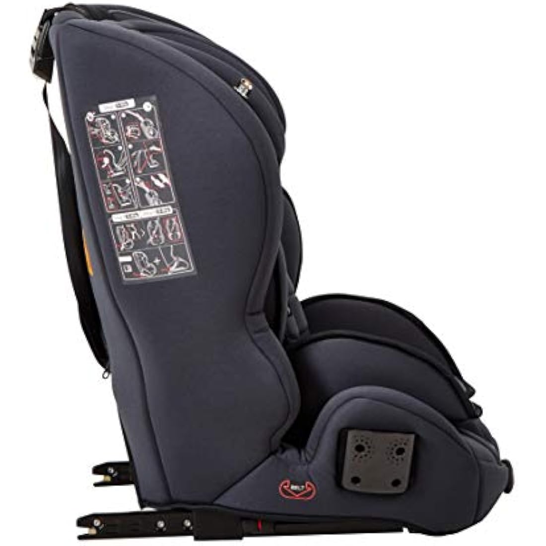My Child Stirling Group 123 ISOFIX Car Seat Charcoal