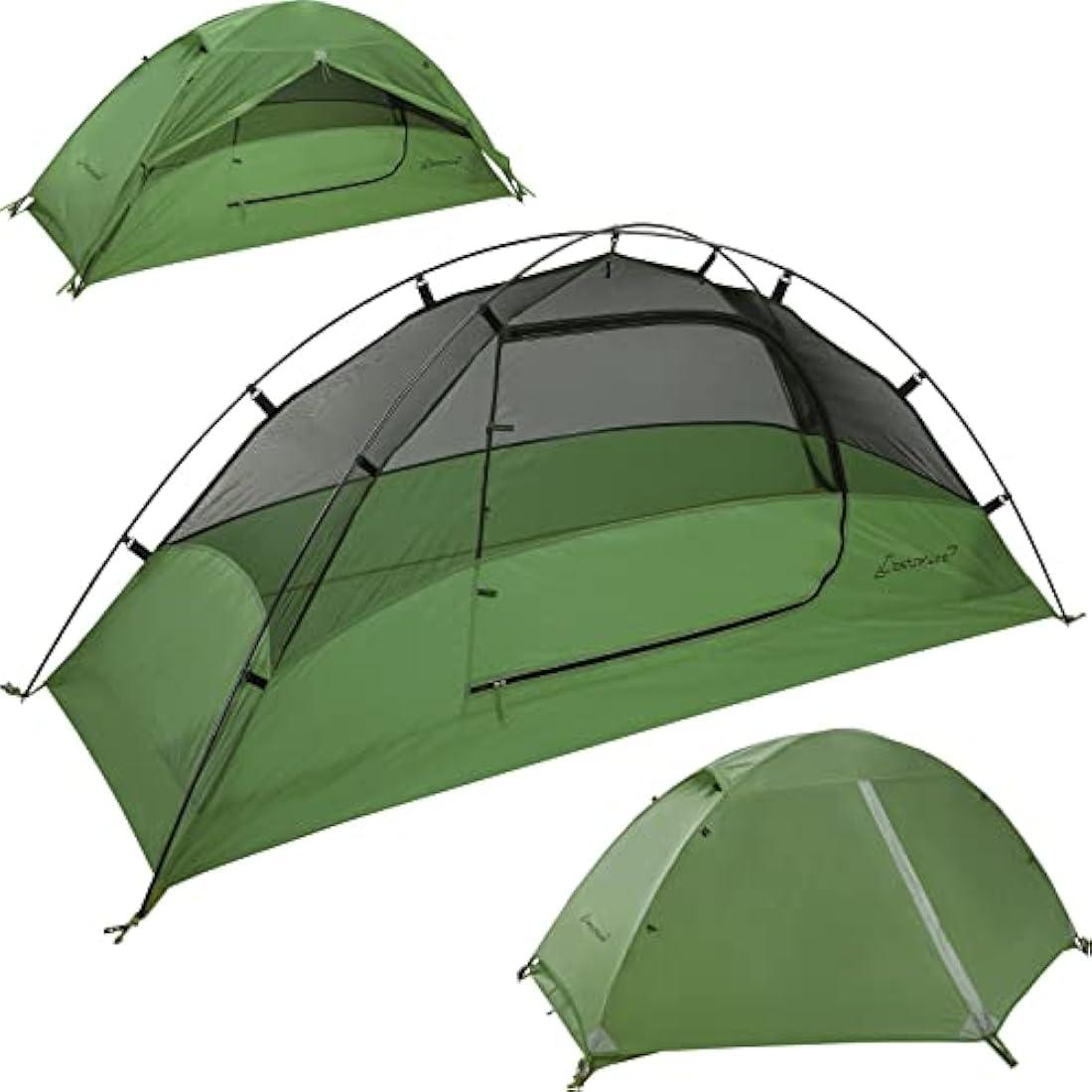 Clostnature Crux Lightweight Camping Tent - 1/2/3/4 Man Tent, Waterproof & Windproof 3 Season Tent, Double Layer, Compact Easy Setup Design for Hiking, Backpacking, Festivals, Family Camping, Outdoor