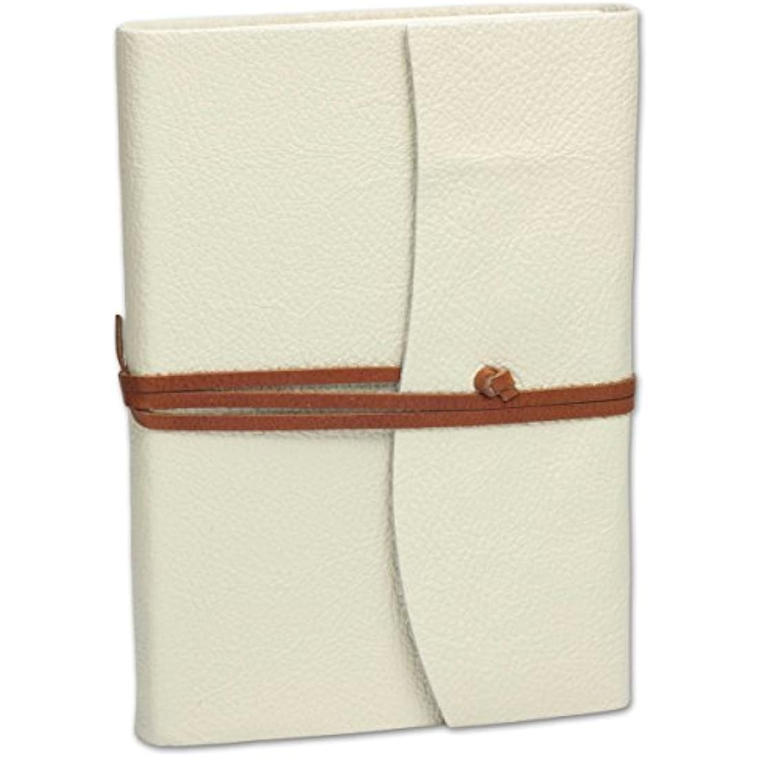 Capri Large Leather Journal A5 (15x21 cm) Ivory