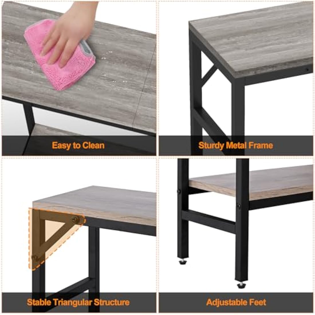 Livofloral Entryway Table, Narrow Sofa & Console Tables, Behind Couch Table for Hallway Bedroom Living Room Foyer Office
