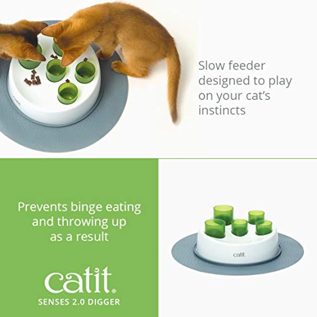Catit Senses 2.0 Digger, Green