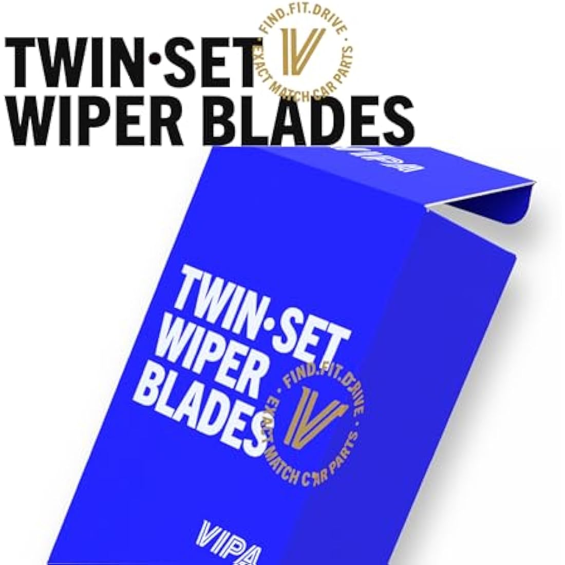 Vipa Car Parts Premium Wiper Blade Kit | Fits: HONDA CIVIC MK8 Hatchback (Oct 2005 to Dec 2012) | All-Weather Performance | Durable, Streak-Free Windshield Wipers | Easy Installation