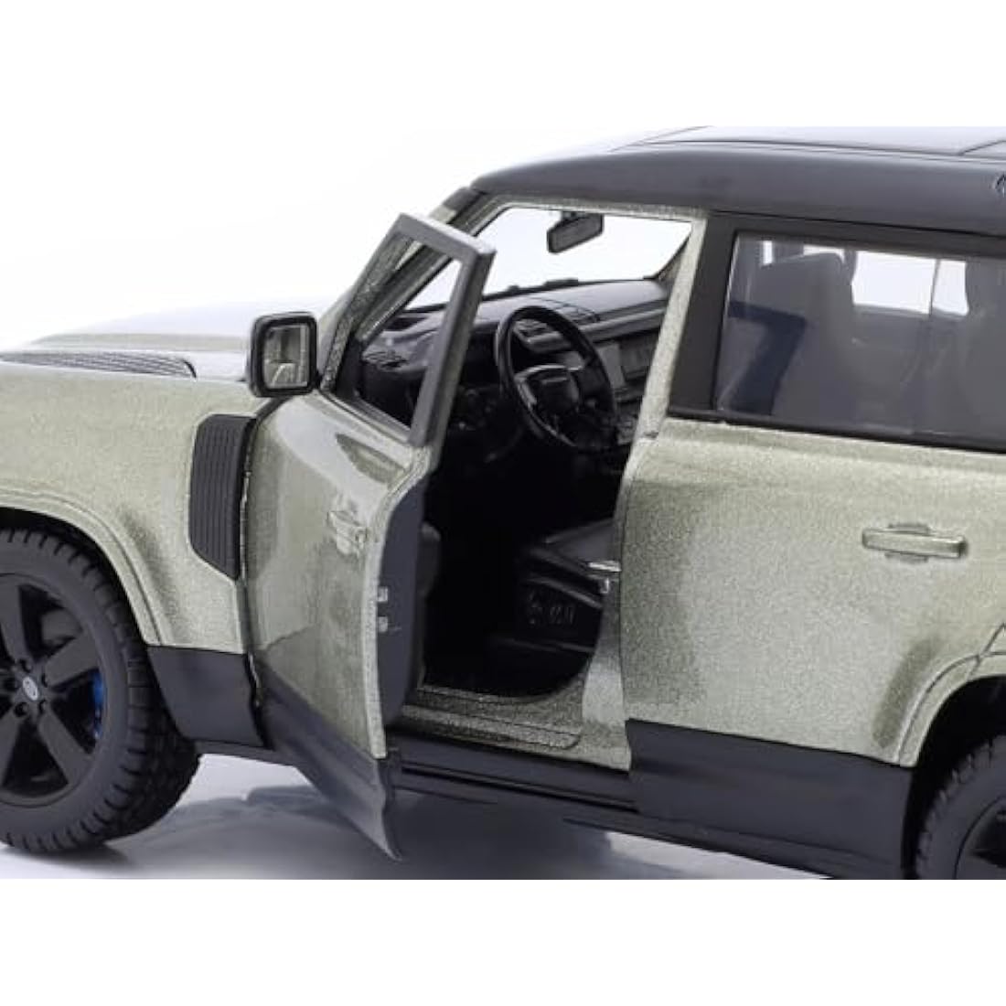 Bburago LAND ROVER DEFENDER - 1:24 Scale - Incredibly Detailed Die-Cast Replica Collectible SUV, Green
