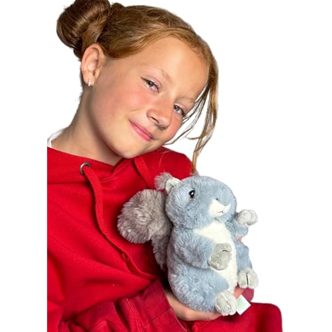 Deluxe Paws Plush Cuddly Soft Eco Toys 100% Recycled (Squirrel)