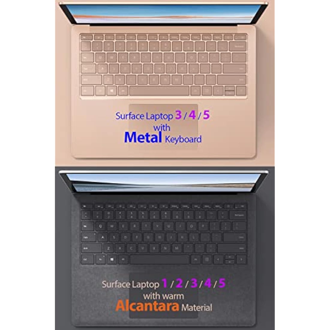 mCover Hard Shell Case Compatible with 13.5-inch Microsoft Surface Laptop 1/2 / 3/4 Computer with Alcantara Material Keyboard (Not for Metal Keyboard) -Green