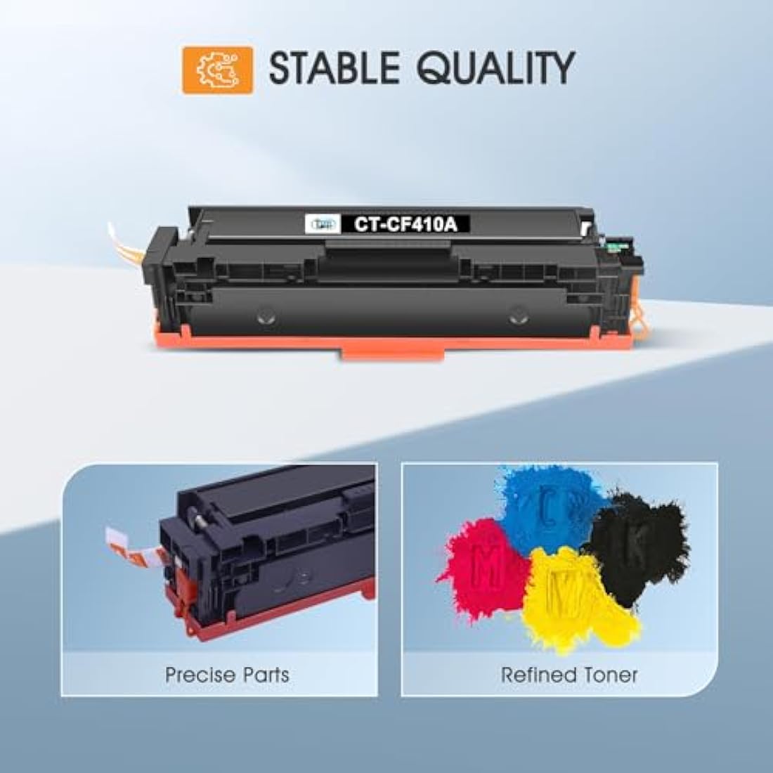 Cool Toner Compatible Toner Cartridge Replacement for HP 410A 410X CF410A Color Laserjet Pro MFP M477fdw M477fdn M377dw M452nw M452dn M477fnw (Black,Cyan,Yellow,Magenta, 4-Pack)