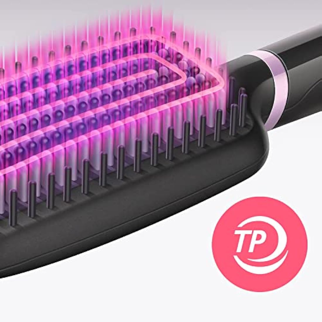 Philips StyleCare Essential straightening brush - including tourmaline ceramic coating for shiny, straight hair (model BHH880/00)/cable length 1.8 m