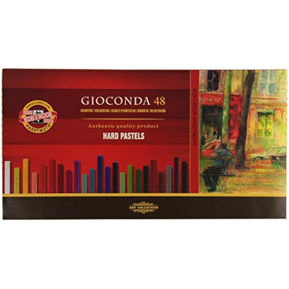 KOH-I-NOOR GIOCONDA 8116 Artist's Hard Pastels (Pack of 48)
