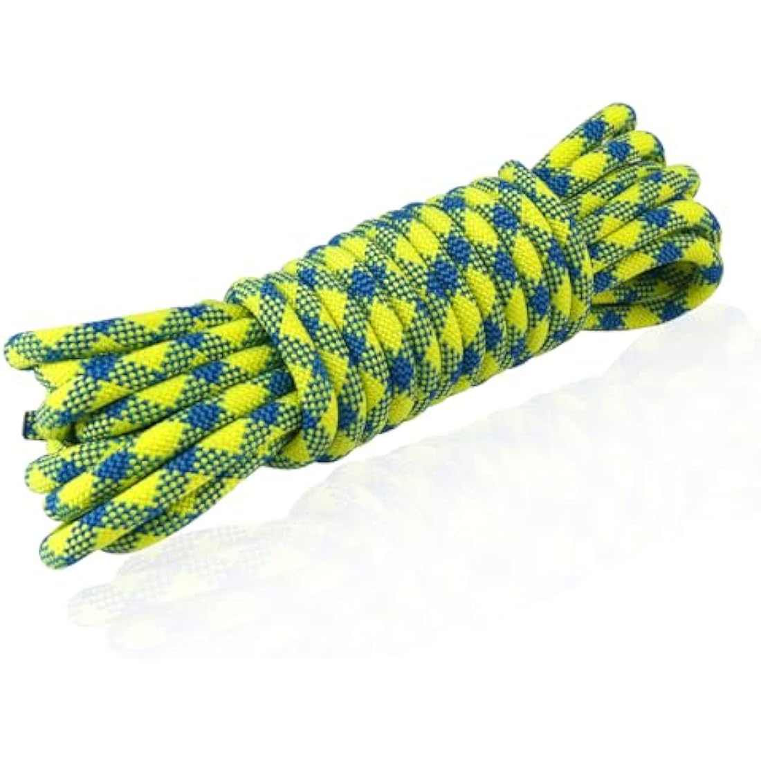 NewDoar 10.5mm(2/5in) Dynamic Rope,24KN(5399 lb) Robust Nylon Kernmantle Rope,3 Sizes Multipurpose Rope for Outdoor Mountaineering Rock Climbing Rescue(33ft/66ft/98ft)