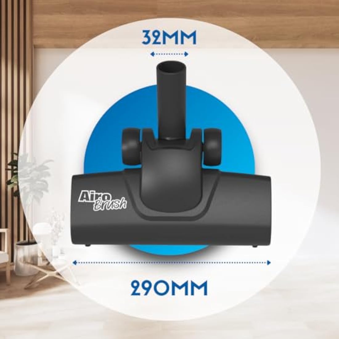Genuine Numatic Henry Easy Ride Airo Brush Floor Head Black Perfect for Hard Floors & Carpet attachment 907424 909553 for all 32mm Henry Vacuum Cleaners 6 Months Warranty