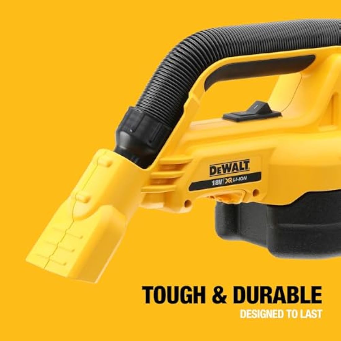 DEWALT XR 18V Cordless Wet & Dry Handheld Vacuum Cleaner (Bare Unit) with Accessories, DCV517N-XJ