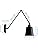 MantoLite Vintage Wall Sconce Black Swing Arm Wall Light Industrial Wall Light for Restaurants Galleries Living Room Black E27 (Include Bulb)