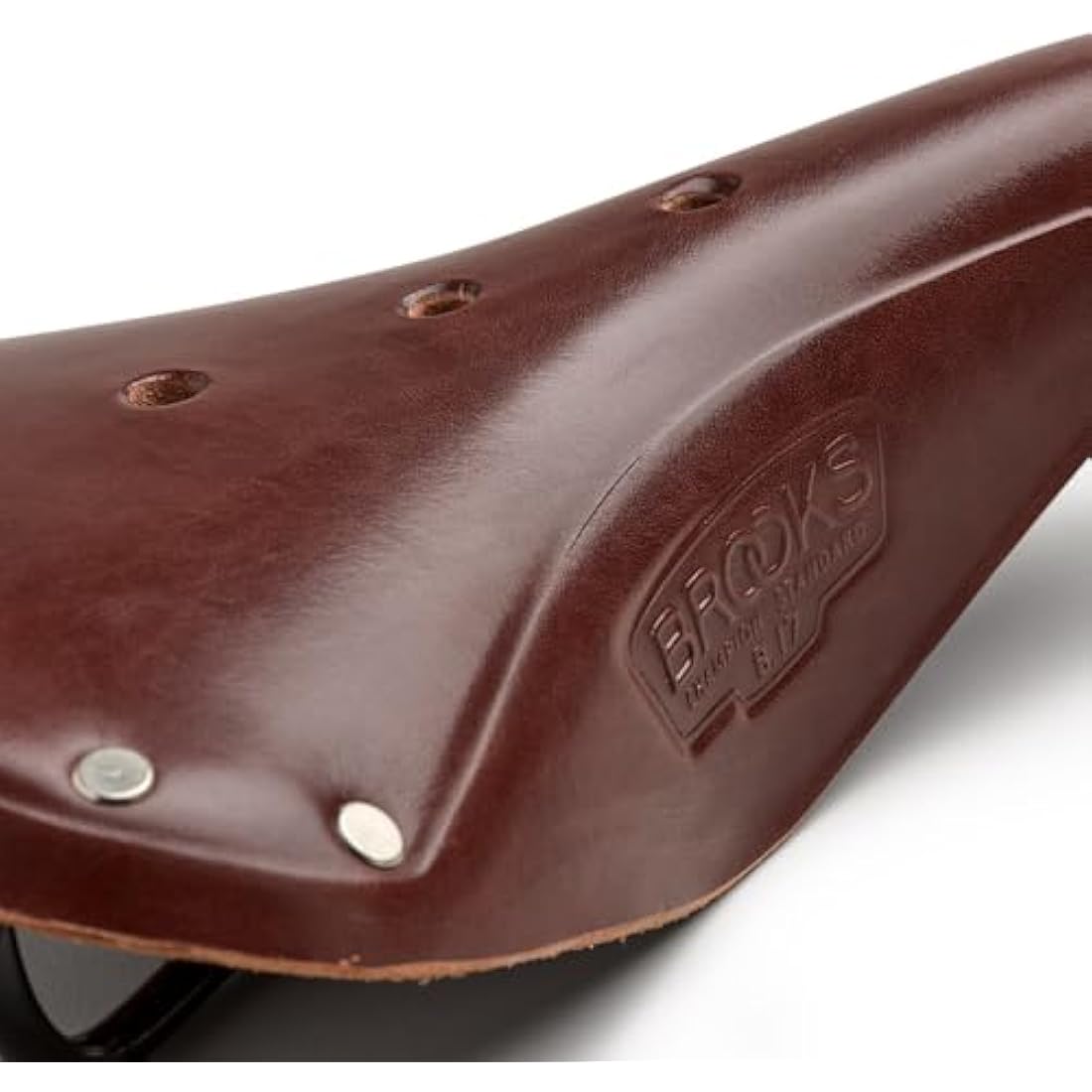 Brooks England B17 Bike Saddle - Handmade Leather Bike Seat (Steel, Titanium, Copper)