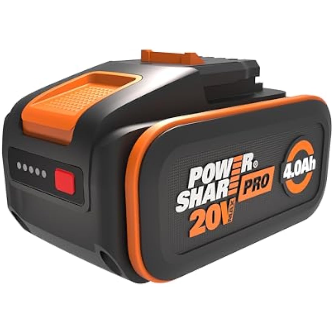 WORX WA3644 PowerShare Pro 20V 4.0Ah High-Capacity Battery with Battery Management System & Intelligent Power Control