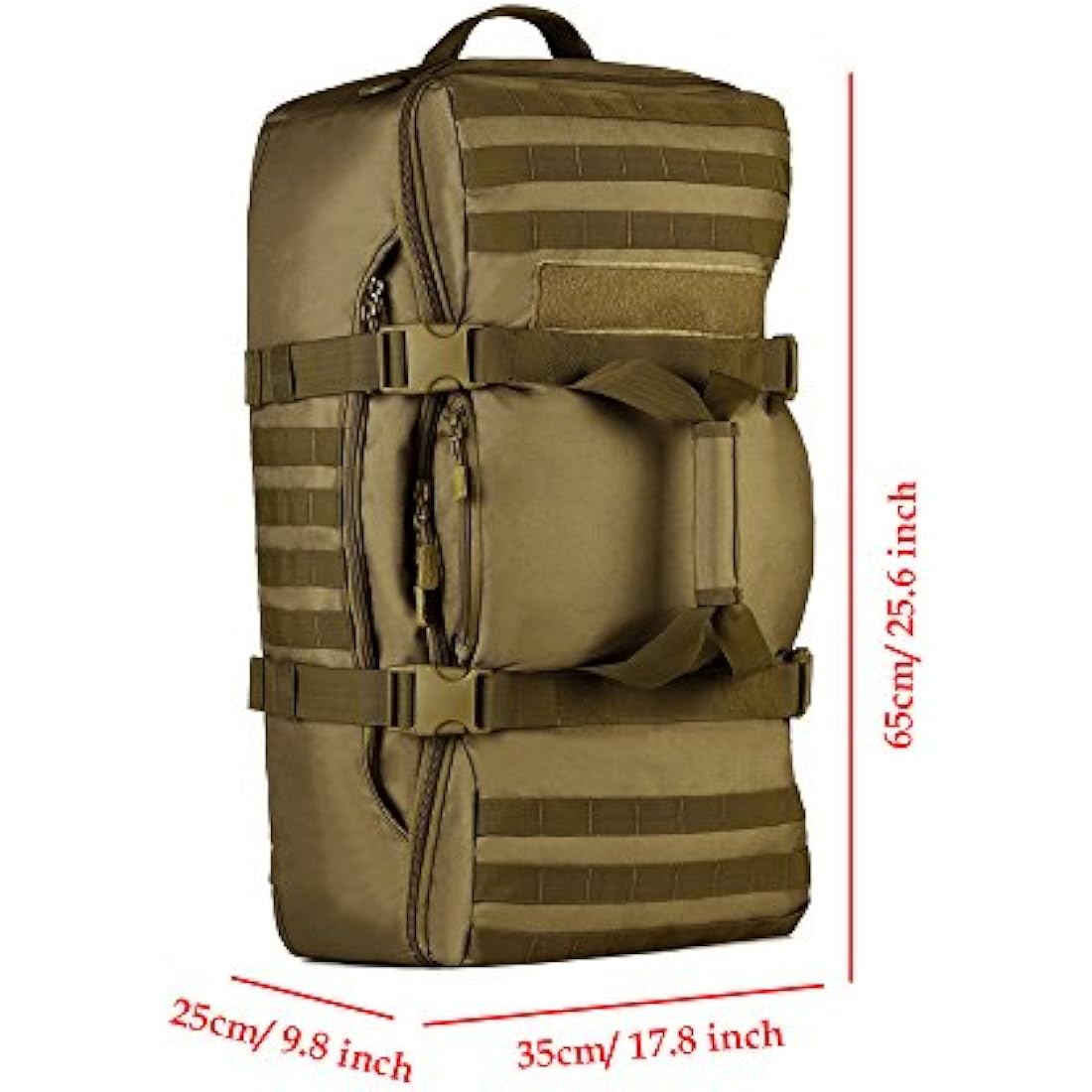 YUHAN 60L Tactical Backpack Military Army Combat Rucksack Trekking Rucksack MOLLE Hiking Backpack