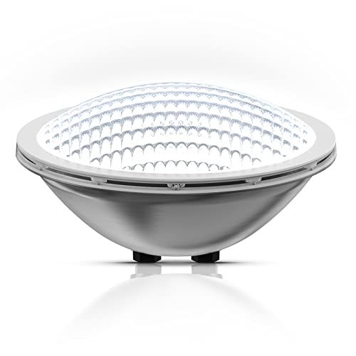 LyLmLe PAR56 Swimming Pool Lights 30W Underwater Lights LED Submersible Waterproof IP68 12V DC/AC,6000K Cold White