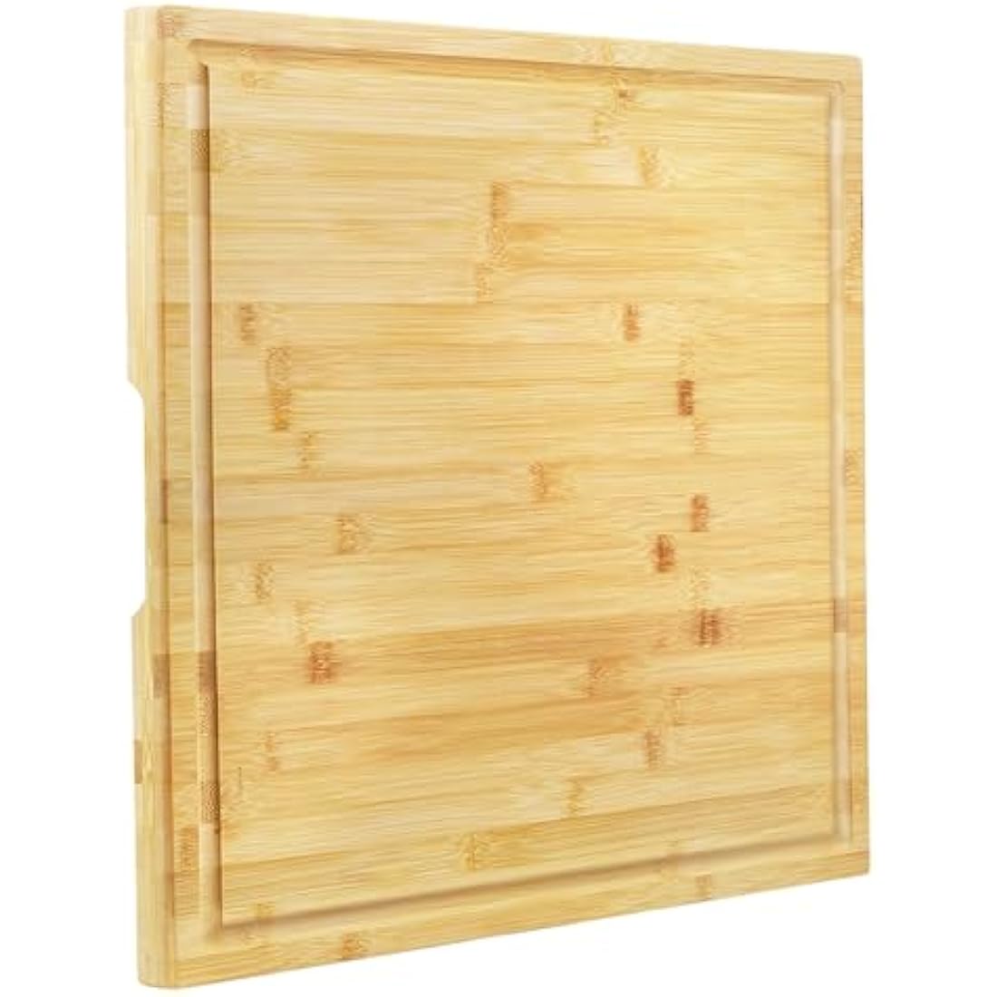 Utoplike Extra Large Chopping Board(50.7 x 50.7 x 2.5 cm), XL Bamboo Wooden Cutting Boards for Kitchen, Big Butcher Block Board with Handle and Juice Grooves
