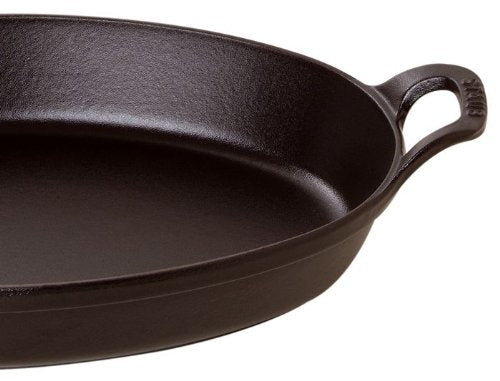 STAUB 40509-341-0 Oven dish Oval 28cm Black