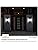 National Lighting Outdoor Wall Light - Matt Black Stainless Steel Boxed Lantern with Glass Panels - IP44 Rated Outside Light - Compatible with 28W 240V E27 Eco GLS or LED E27 (Not Included)