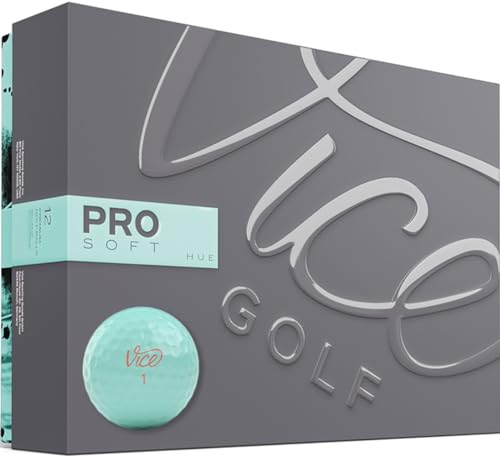VICE Golf PRO Soft HUE Blue Light | 12 Golf Balls
