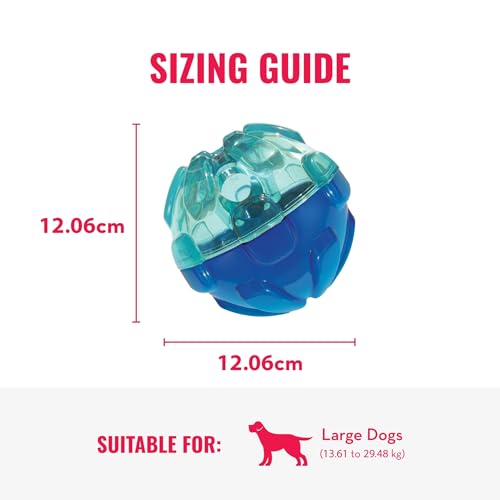 KONG - Rewards Ball - Ultra Durable Interactive Treat Dispensing Dog Toy - For Large Dogs