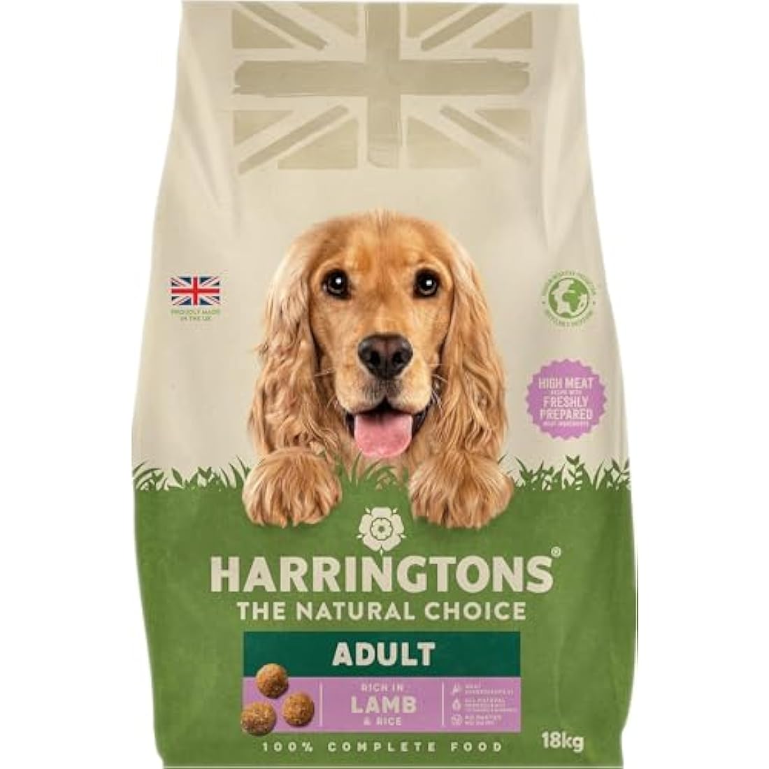 Harringtons Complete Puppy Dry Dog Food Turkey & Rice 18kg - Made with All Natural Ingredients