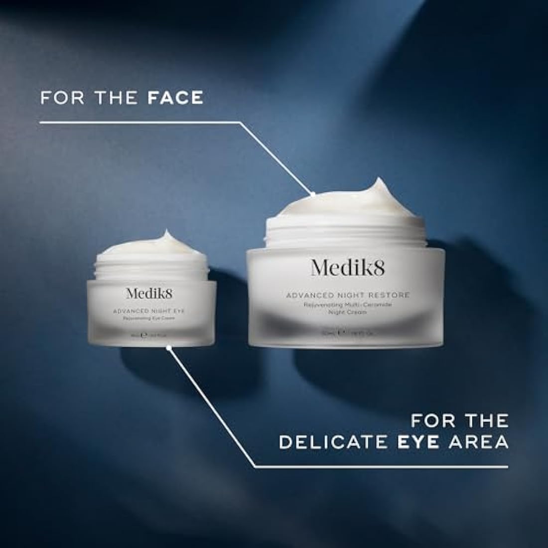 Medik8 Advanced Night Eye - Rejuvenating Eye Cream - Smooth Fine Lines & Brighten Dark Circles - 15ml