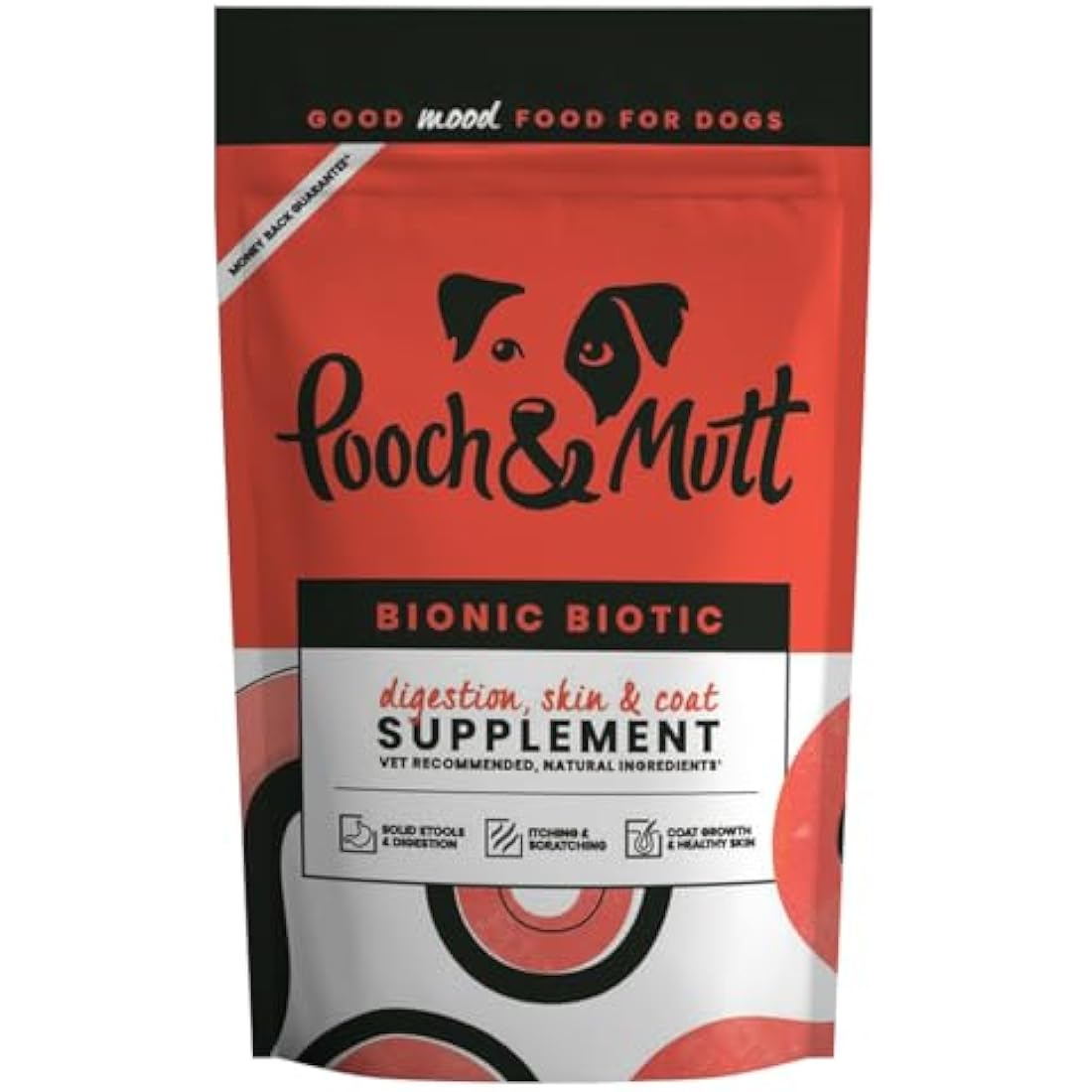 Pooch & Mutt - Bionic Biotic, Supplement for Dog Digestion (Healthy Skin and Glossy Coat), 200g