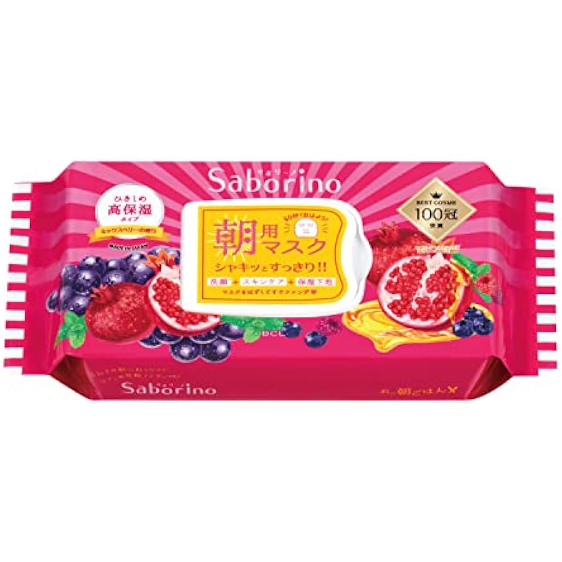 BCL Saborino Mezama Sheet Highly moisturizing type of ripe fruit 28 pieces