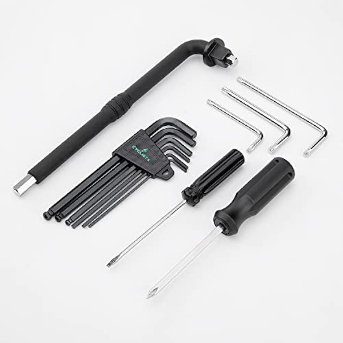 cyclists 27-Piece Bicycle Repair Kit, Portable Tool Box Tool Set, Tyre Chain Assembly, Repairs Bike Tool, with Carry Case