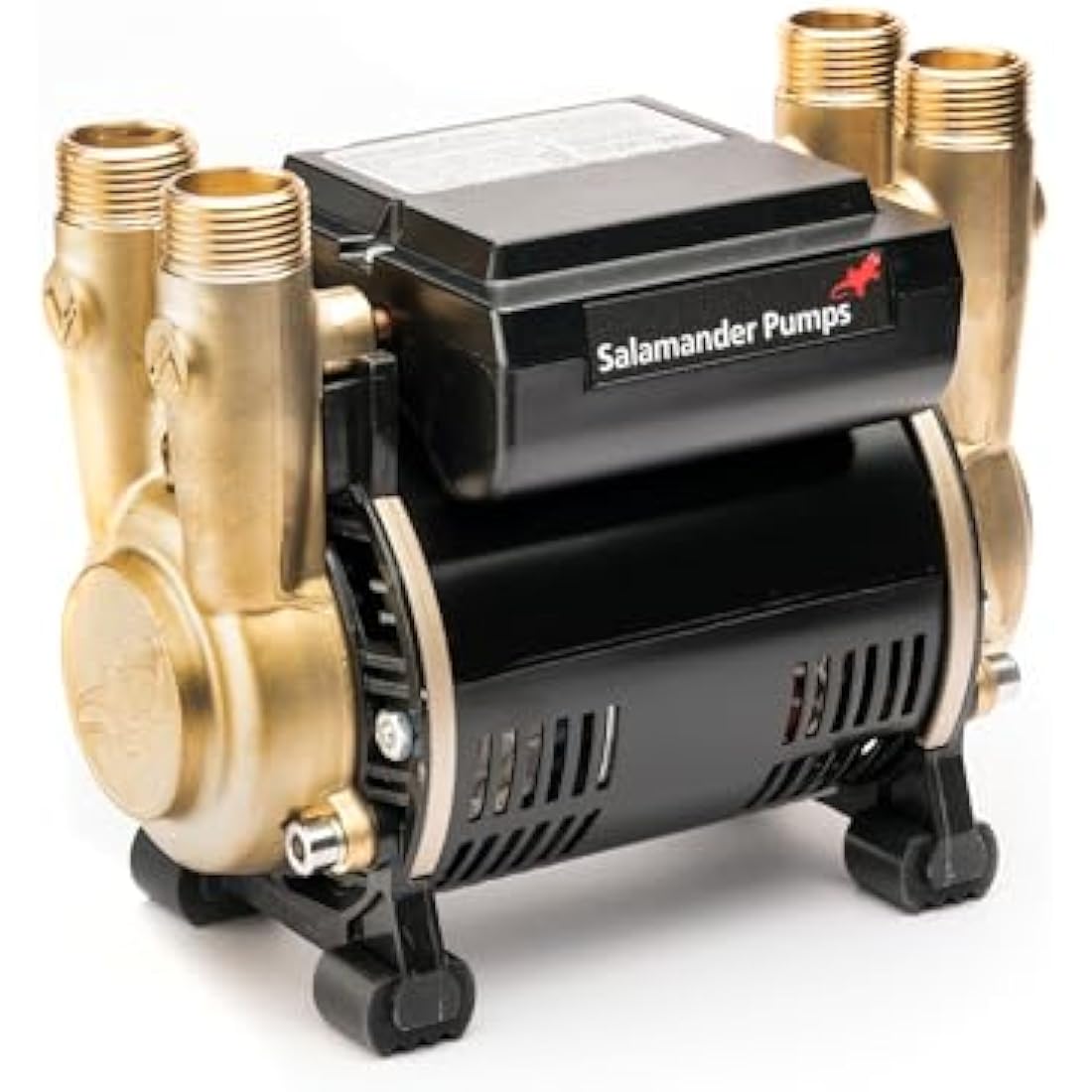 Salamander Pumps - CT Force 15PT Brass Impeller Pump - 1.5 Bar Pressure - Twin End - Suitable for Positive, Gravity Fed Systems Only - 5 Year Warranty