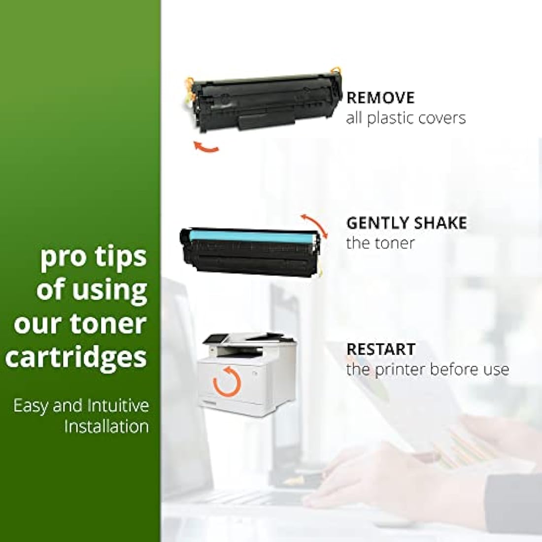 Printing Pleasure 2 Compatible Laser Toner Cartridges for HP Laserjet P2030 P2035 P2050 P2055 P2055D P2055DN P2055X Canon MF5880DN LBP6300DN LBP6310DN LBP6650DN LBP6670DN | CE505A 05A CRG 719 3479B002